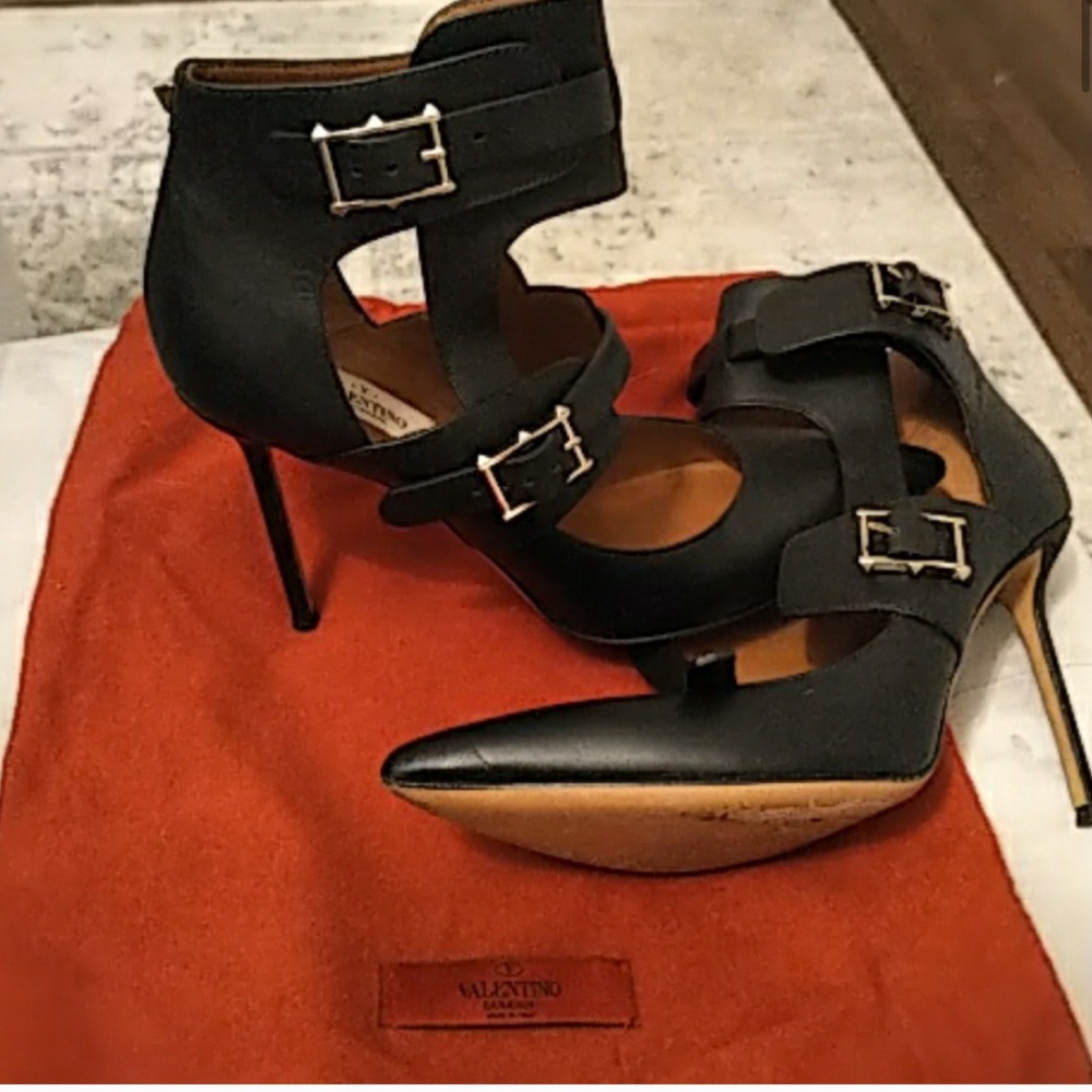 Valentino Buckle Heels